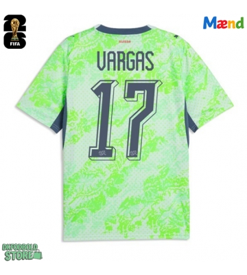 Schweiz Ruben Vargas #17 Replika Udebanetrøje VM 2026 Kortærmet